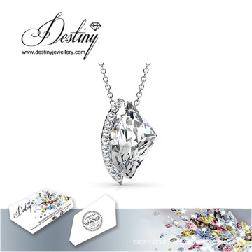 Destin bijoux cristal de Swarovski Triangle pendentif & collier